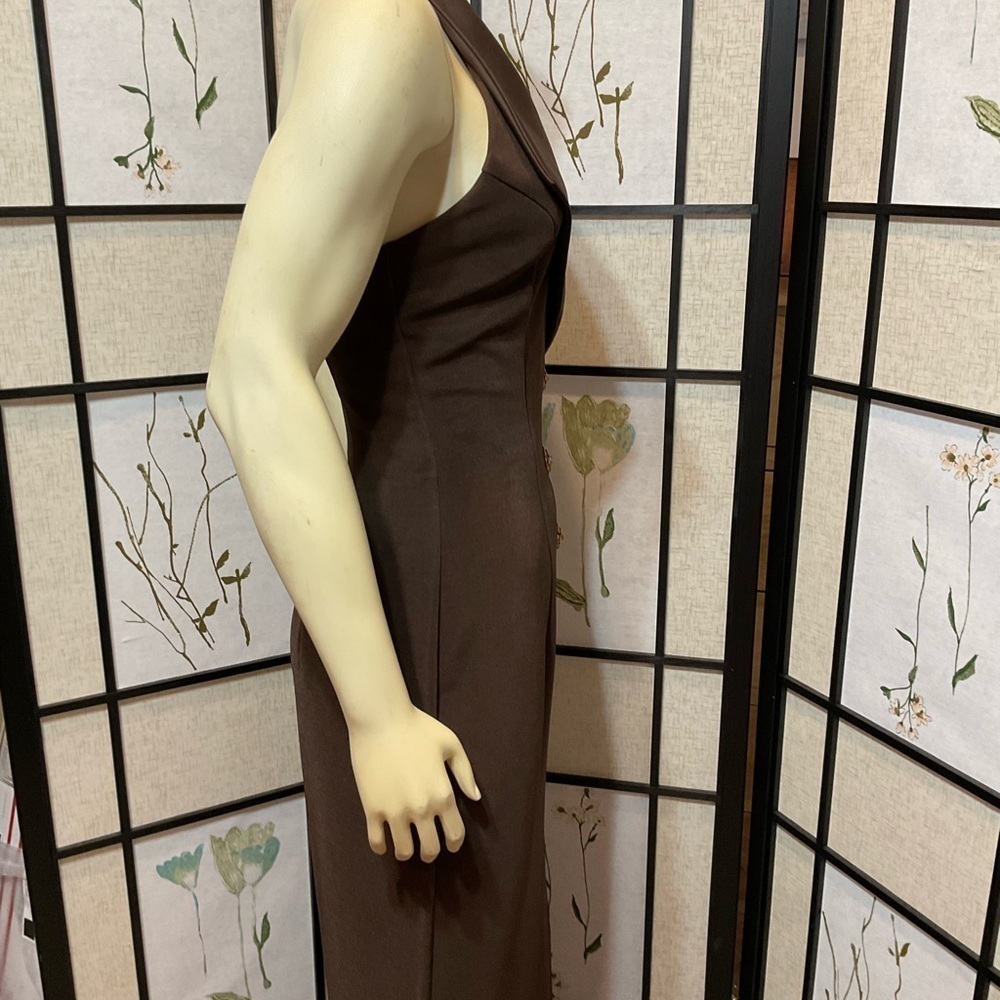 SCOTT McClintock Long Halter Top Dress Size 10 - Picture 8 of 16